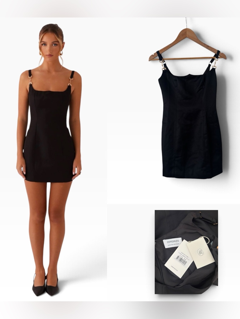 Peppermayo Aretha Mini Bustier Dress - Size 0